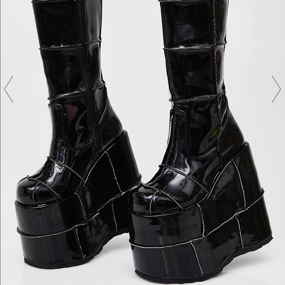 Patent Stack Platform Boots